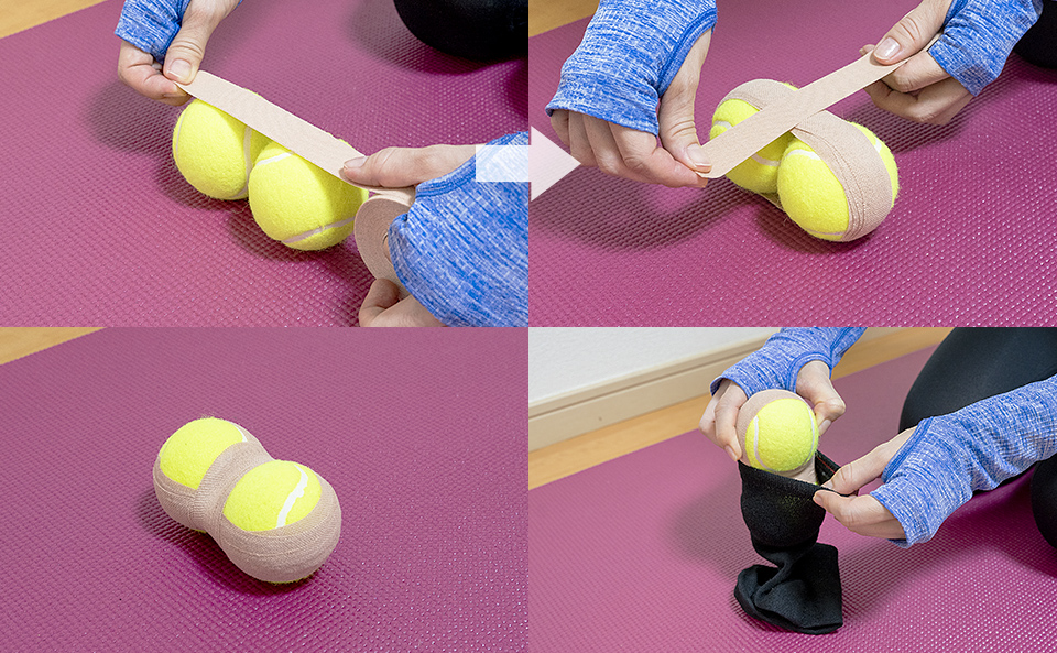 テニスボールでマッサージ 自宅で簡単にできるセルフケアを紹介